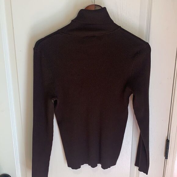 Chico’s brown fitted sweater size 1 - Picture 6 of 7
